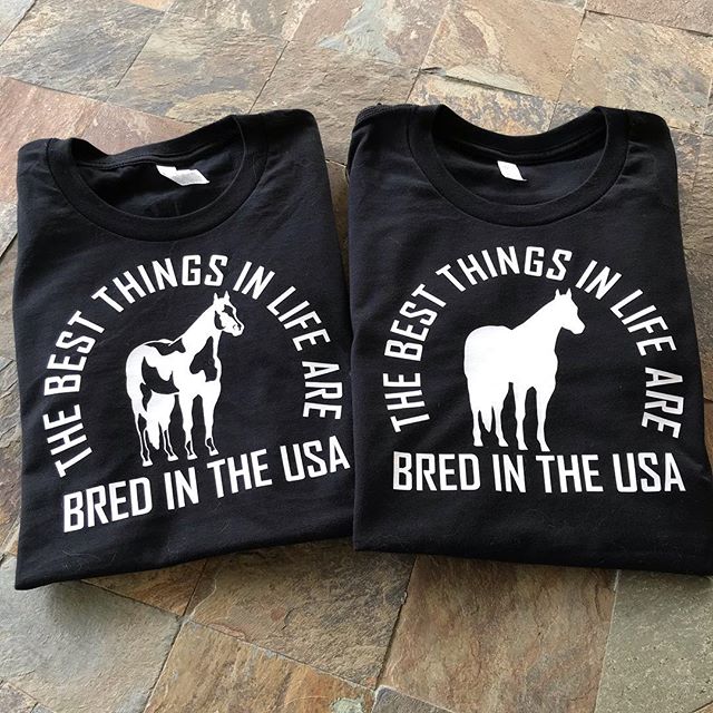 The Bred In The USA Long Sleeve Tee (Choose Your Breed Logo)