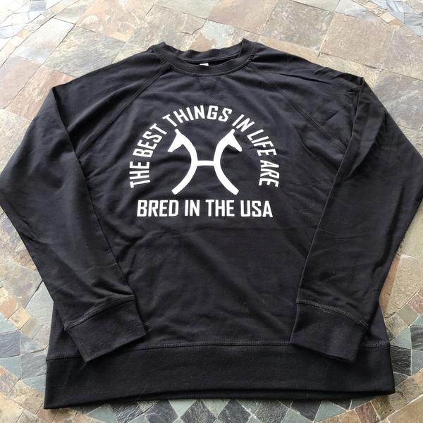 The Bred In The USA Sweatshirt (Choose Your Breed Logo)